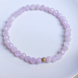 Kunzite + 14K Gold Bracelet