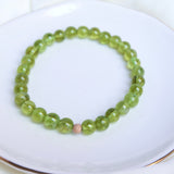 Peridot + 14k Rose Gold Renewal Bracelet