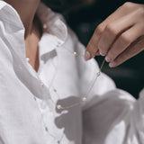 Akoya Pearl Necklace with Rope Chain