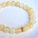 Yellow Calcite + 18K Gold Sunshine Bracelet