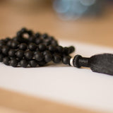 Black Onyx Mala with 18K Gold
