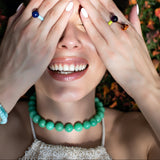 Chrysoprase Gumdrop Necklace