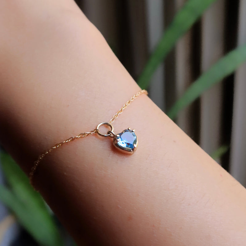 Be Still My Heart - Blue Topaz Bracelet