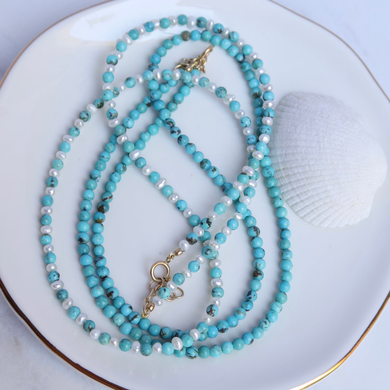 Turquoise Mini Summer Strand – iris108