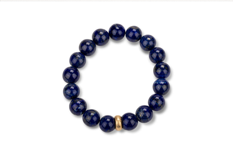 Lapis Lazuli with 18K Gold