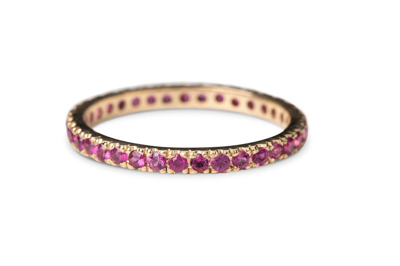 Slice of Rainbow Ring • Pink Ruby